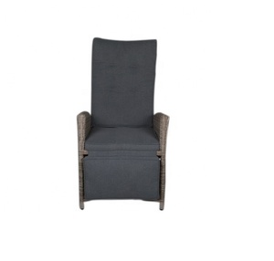 Leisure Modern Aluminum Rattan Outdoor Dining Recliner <b>Chair</b> Portable Living Room Bedroom Park Villa Use - Product Image 2