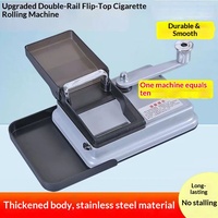 Nouvelle Arrivée Machine à Rouler les Cigarettes Manuelle à Couvercle Rabattable Argentée 65mm 80mm – OEM Accepté