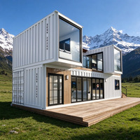 Rumah Prefabrikasi Mudah Dibangun 20Ft 40Ft yang Dapat Diperluas HFBH 2 3 4 Kamar Tidur dengan Harga Terjangkau Rumah Modular Casa Modular