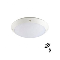 Lampe de cloison LED moderne étanche à la poussière montée sur Sufrace Capteur d'urgence Plafonnier rond Downlight extérieur 20w