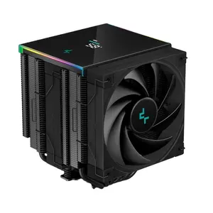 DeepCool AK620 DIGITAL Performance-Luftkühler Echtzeit-CPU-Status-Bildschirm 6 Kupfer-Wärmerohre Twin 120 mm FDB-Lüfter schwarz