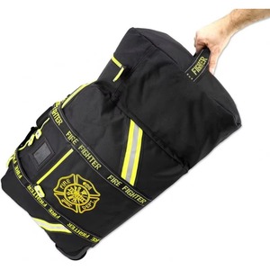 Sac à dos de pompier populaire BSCI avec bandes réfléchissantes jaunes et tissu premium à séchage rapide pour équipement de sauvetage. - Product Image 6