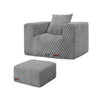 Modular Fabric <b>Sofa</b> Square Sponge Filling Art Pattern Living Room Furniture - Product Image 5