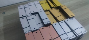 Brushed Silver Surface <strong>ABS</strong> Double Color Plate Cnc Engraving Two Layers Color <strong>Sheet</strong> CO2 Laser Engraved Marking Plastic <strong>Sheet</strong> - Product Image 4