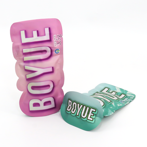 تصميم جديد 1g-g فريد خاص بحامل قطع قالب مع قفل بسحاب إغلاق حلوى مقاومة للرائحة لتغليف الملابس - Product Image 1