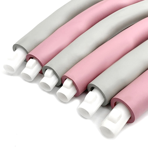 Aro de Fitness Profesional, Ecológico, Duradero, de Doble Tono, Ajustable, Grueso, de ABS, Desmontable, con Peso, de 73-96 cm de Diámetro - Product Image 3