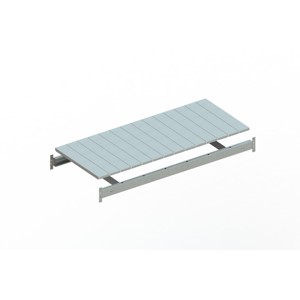Livello traversa per scaffali a grande luce, con supporto in truciolato - Product Image 1
