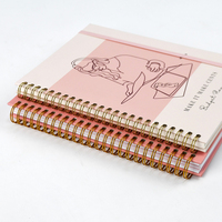 Impression personnalisée de carnets, reliure spirale, impression sur papier cartonné, carnet de notes, agenda, planificateur pour le bureau et l'école