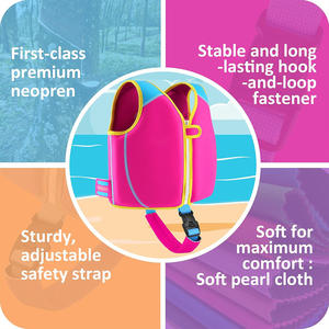 بيع بالجملة سترة حياة للأطفال-سترة رياضية مائية للأطفال الصغار 20-66 رطلاً سترات سباحة - Product Image 3