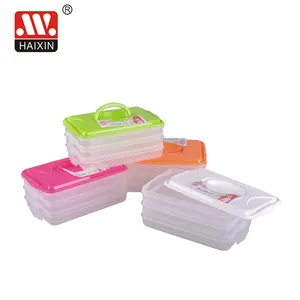 Bpa Free Keep Food Fresh Meal Box Plastic Food Storage Container with Different Layers