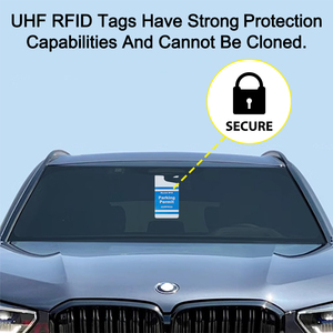 Etiqueta de PVC Personalizada OEM UHF U8 U9 para Permiso de Estacionamiento de Automóviles, Etiqueta de Acceso al Vehículo Reutilizable, Temporal o Permanente - Product Image 6