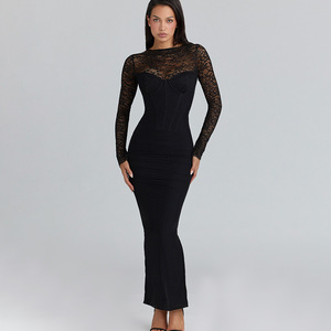chinese dress ladies The Patrizia Pencil Dress in Black