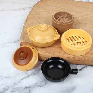 <span class=keywords><strong>Mini</strong></span>-assiettes simulées, <span class=keywords><strong>mini</strong></span>-bols, <span class=keywords><strong>mini</strong></span>-cuiseurs vapeur, jouets de simulation de scènes miniatures, <span class=keywords><strong>mini</strong></span>-jouets alimentaires, <span class=keywords><strong>mini</strong></span>-pots en argile, boîtes à sushi - Product Image 4