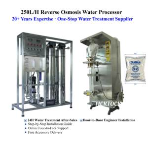 Machine de remplissage et de scellage de sachets pour eau minérale pure, fabrication de sacs liquides, 250L/H <span class=keywords><strong>RO</strong></span> - Product Image 2