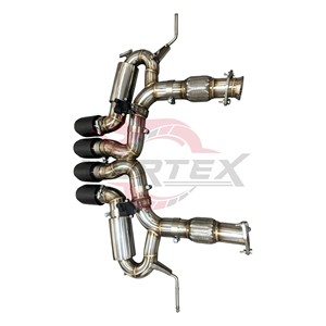 ระบบท่อไอเสีย Vortex SS304 Valvetronic สำหรับ Corvette C8 Z06 Catback F1 เสียงสูงแบบ High-Pitch พร้อมปลายท่อแบบ Center Quad - Product Image 4