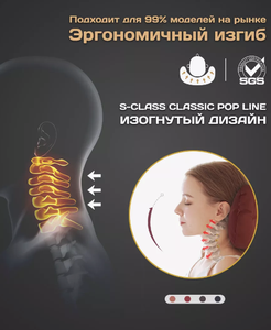 Oreiller de cou de voiture direct d'usine sangles réglables douces oreiller d'appui-tête respirant universel pour voiture SUV - Product Image 6