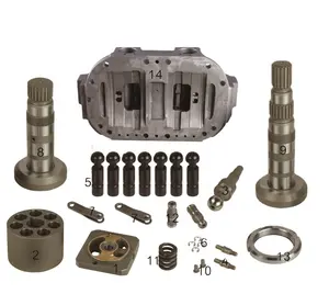 Pièces de rechange hydrauliques de pompe à piston d'excavatrice Pièces de réparation de moteur d'oscillation GM35VL