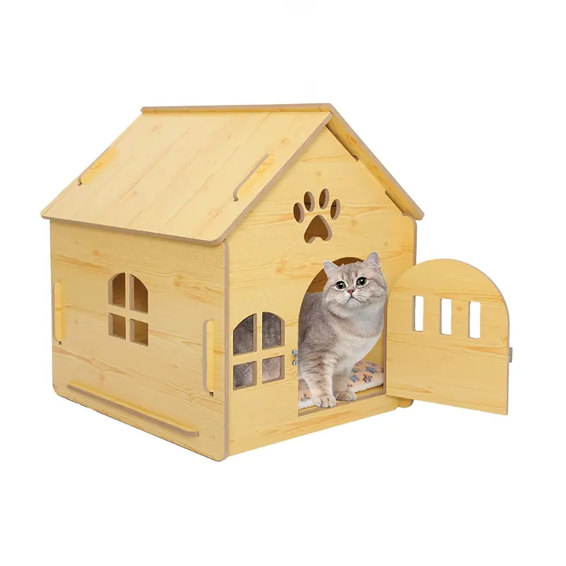 China professional manufacture cat indoor house dog crate Friendly furniture Wholesale Wooden Pet Dog Cage