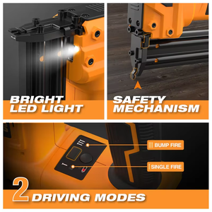 Pistola sparachiodi ricaricabile <span class=keywords><strong>Freeman</strong></span> F30 sparachiodi al litio dritta sparachiodi per la lavorazione del legno uso domestico - Product Image 5