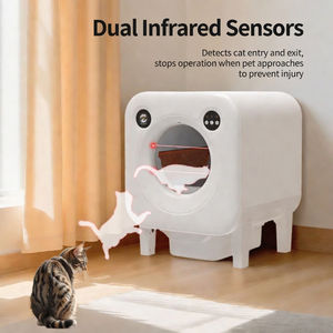 Bac à litière pour chat Kuweta, directement de l'usine, bac à litière intelligent pour chat, nettoyage automatique, contrôle des odeurs, haute qualité, sûr. - Product Image 6