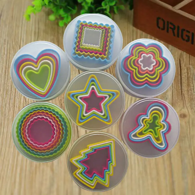 Ronde Mold Aangepaste Stempel Kant Cookie Cutter