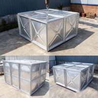 Réservoir d'eau galvanisé HDG sur mesure OEM, directement de l'usine, de 1m³ à 10000m³, pour distributeurs, entrepreneurs EPC et projets