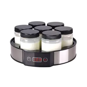 Yaourtière Électrique Domestique Mini 1L de Haute Qualité avec Contrôleur de Température, 7 Tasses, Affichage LED et Chauffage PTC, Contrôlée par Application - Product Image 1