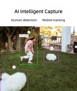 Caméra de sécurité sans fil WiFi 4MP pour la maison avec zoom 8X, 2K PTZ, audio bidirectionnel, vision nocturne et capteur CMOS pour une utilisation en extérieur - Product Image 3