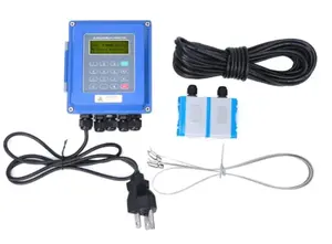 OEM 4~20mA Output Meter Wall-mounted Type Ultrasonic Flowmeter Digital Water Smart Ultrasonic Flow Meter