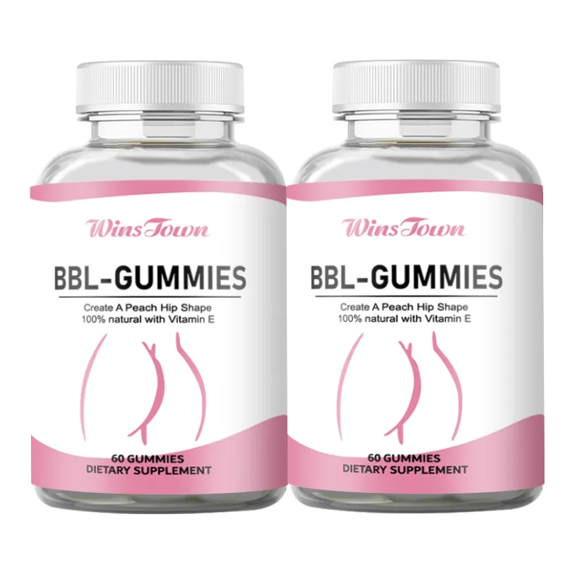 Private Label Halal BBL Gummies integratore alimentare Butt Hip booster Gummy Butt Enhancement Lifting Gummies per le donne