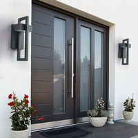 Nuevo caliente IP65 impermeable al aire libre luces LED Durable grueso aluminio Solar AC fuente de alimentación jardín patio iluminación decorativa