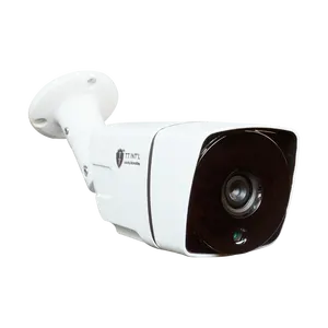 Açık su geçirmez mermi İki yönlü ses hareket algılama P2P CCTV 5MP POE AI IP kamera