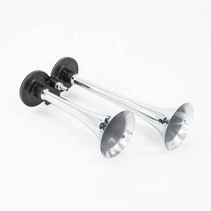 Klaxon à air double <span class=keywords><strong>trompette</strong></span> <span class=keywords><strong>12V</strong></span> 120dB avec compresseur pour voiture, camion, bateau, train, puissant, universel - Product Image 4