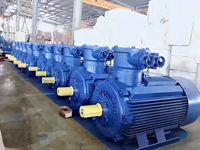 Moteur asynchrone triphasé antidéflagrant pour machines minières, moteur antidéflagrant YBE4