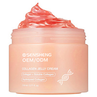 Crème Gelée Anti-Âge au Collagène Hydrolysé, Squalane, Niacinamide et Acide Hyaluronique pour une Peau Éclatante et Raffermie – Masque Crème OEM ODM