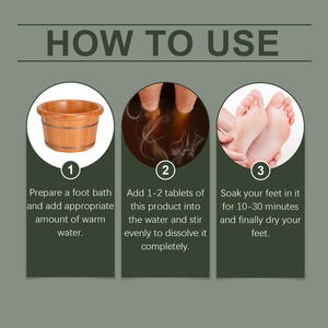 Meilleur prix pédicure soins produits à base de plantes Detox façonnage nettoyage pied trempage perles Detox pied tremper - Product Image 6