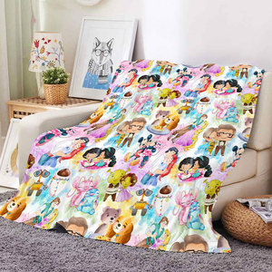 कारखाने थोक उच्च गुणवत्ता वाले वैलेंटाइन्स प्यारा बेबी कंबल क्रिसमस कार्टून कंबल प्यारा बिस्तर सोफे यात्रा कंबल - Product Image 5