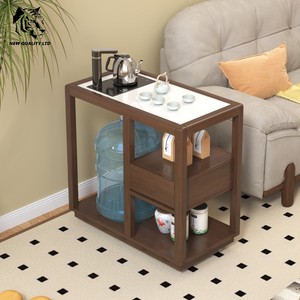 Table basse en bois et marbre, design moderne, éco-responsable, fabrication chinoise, prix bas, petite quantité minimale de commande, personnalisable. - Product Image 6