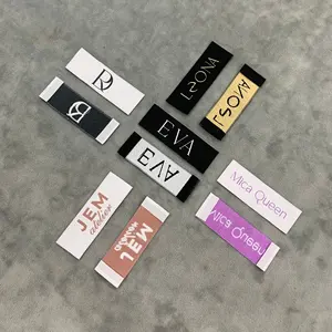 Customized high-density environmentally friendly clothing collar woven labels TPU printed small labels