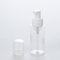 Dispenser pompa busa EU-Beauty ramah lingkungan Dispenser logam pegas cuci tangan 28mm botol air dosis kosmetik pompa sabun Pp plastik penuh