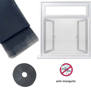 Fenêtre facile à ouvrir Flyscreen rétractable bricolage insecte moustique porte et fenêtre filet écran fermeture éclair protecteur <span class=keywords><strong>lit</strong></span> auvent <span class=keywords><strong>moustiquaire</strong></span> - Product Image 3