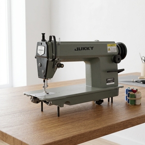 Machines à coudre industrielles à point droit 8700, <span class=keywords><strong>machine</strong></span> à coudre haute vitesse, aiguille simple, manuelle, portable, avec table et moteur - Product Image 2