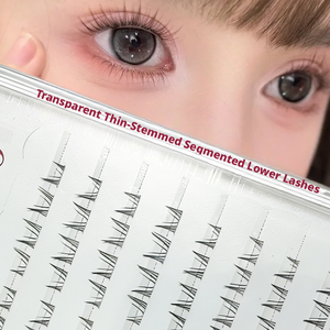 Pestañas Inferiores en Racimo con Banda Transparente, Pestañas Postizas Estilo <span class=keywords><strong>Manga</strong></span>, Pestañas Inferiores en Racimo con Logotipo Personalizado - Product Image 3