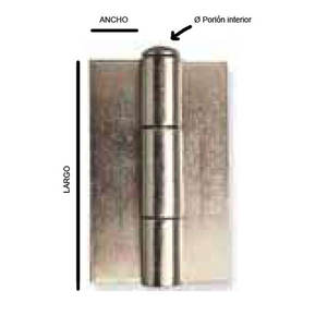 Cerniera a doppia piega - cerniera saldabile, modello bes08, ideale per giunzioni robuste, materiale durevole, facile installazione, design - Product Image 1