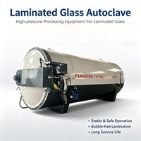 Autoclave industriel automatique pour verre feuilleté PVB, cuve sous pression de classe D avec contrôle PLC Siemens et circulation d'air chaud