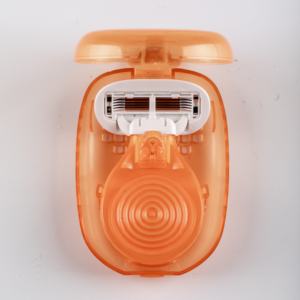 PearlMax завод пять лезвий Женская бритва хорошего качества лезвия специальный дизайн мини-чехол для путешествий Женская бритва 1 + 2 картриджа - Product Image 2