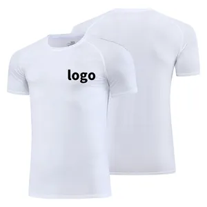 Snelle Droge Korte Mouw Print T-Shirt Gym Truien Fitness Shirt Trainer Running T-Shirt Tiener Ademende Sportkleding 243