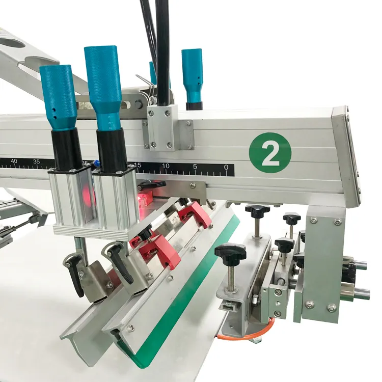Dgruida Automatische T-Shirt Scherm Printer Apparatuur 2 Kleur 8 Station Carrousel Automatische Zeefdruk Machine