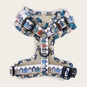 Arnés personalizado para perros de diseño 2024, chaleco de nailon sin tirones, conjunto de correa de cuello Rosa Suave, accesorios acolchados para perros - Product Image 2