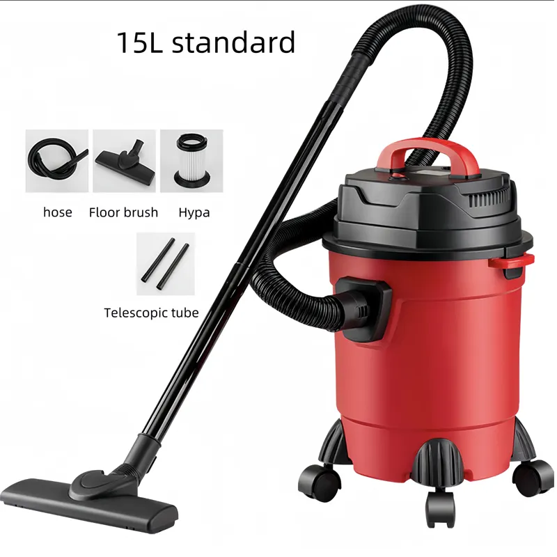 1500W wet and dry industrial vacuum cleaner with cleaning machine electric plastic for car home backpack and car use vaccum